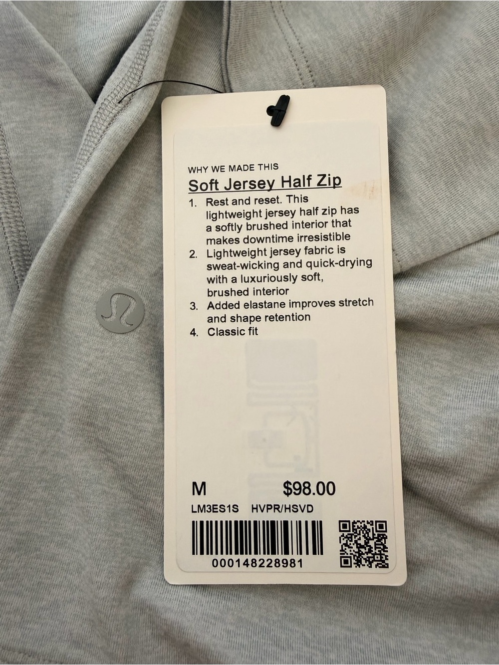 Lululemon Soft Jersey Half Zip Bauer X Hockey Canada - Picture 3 of 4